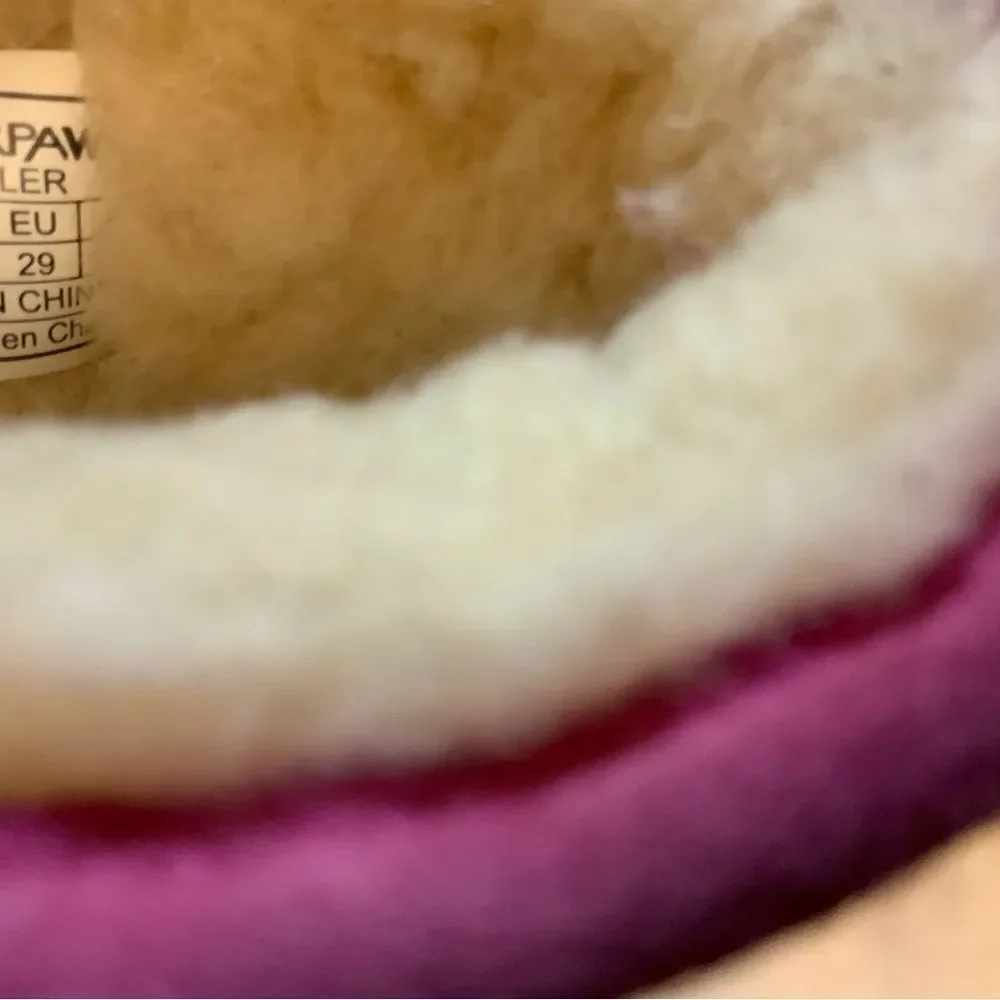 Bearpaw Toddler Elle Zipper Boots Size 12 Pink